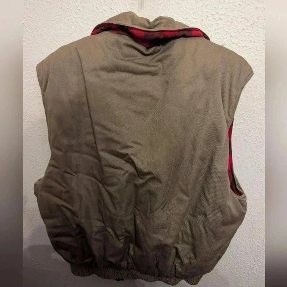 Ozark Trail Vest Men's XL Full Zip Outdoors Plaid Line Puffer - Picture 4 of 6